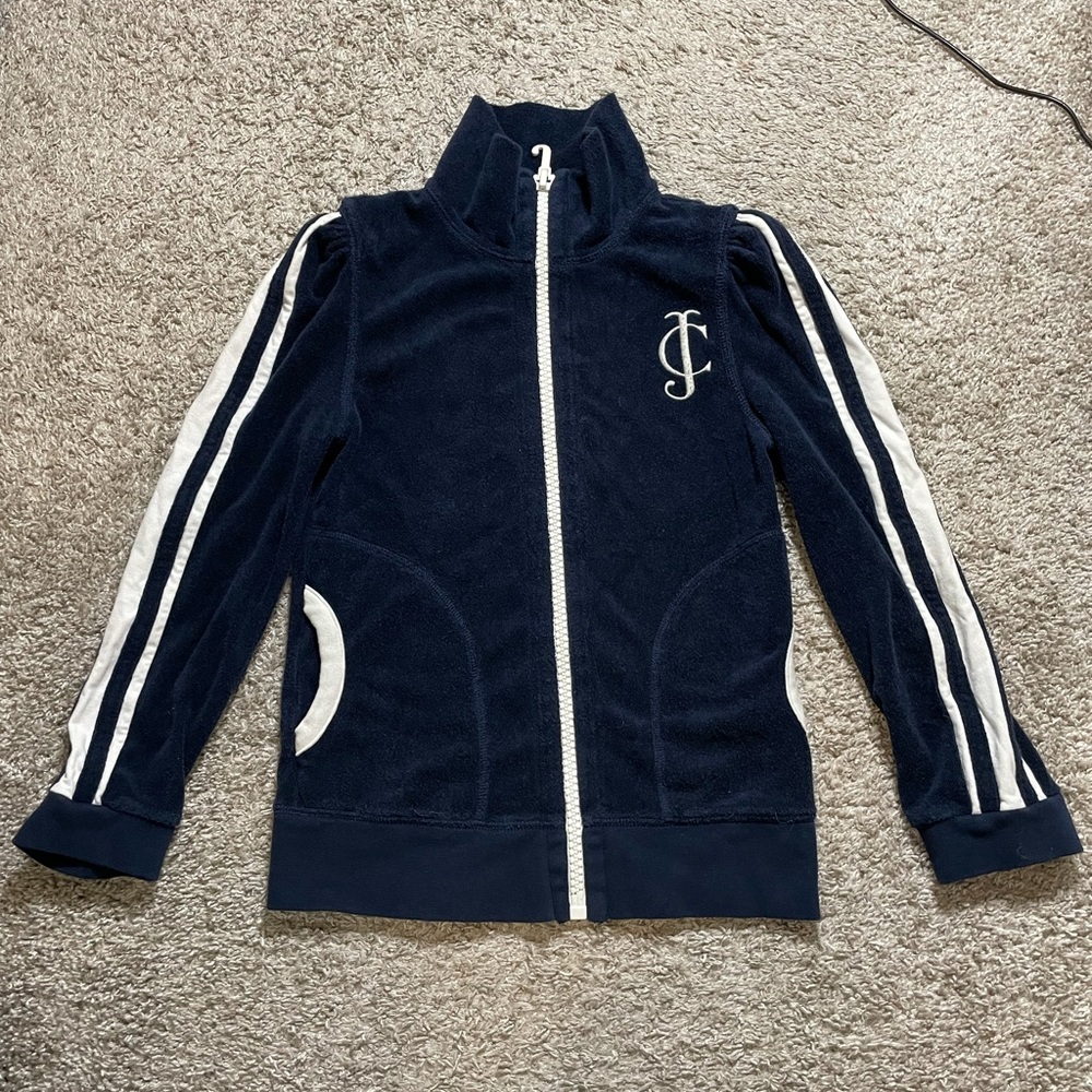JUICY COUTURE JACKET NAVY BLUE SIZE XS